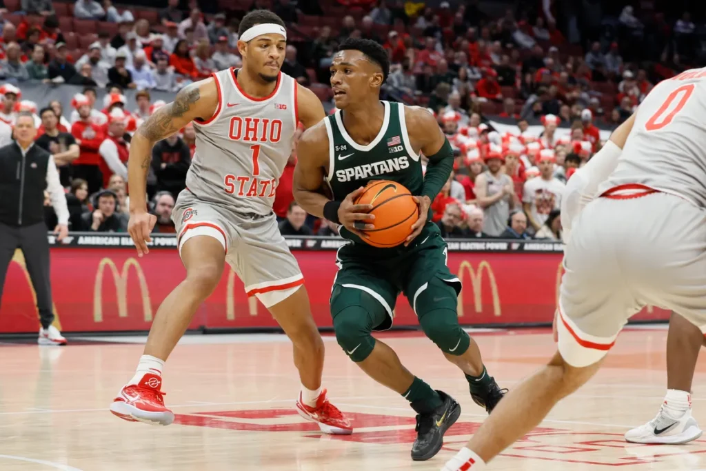 Ohio State Basketball vs Michigan State Basketball | Featured Image: Jay LaPrete, AP Photo