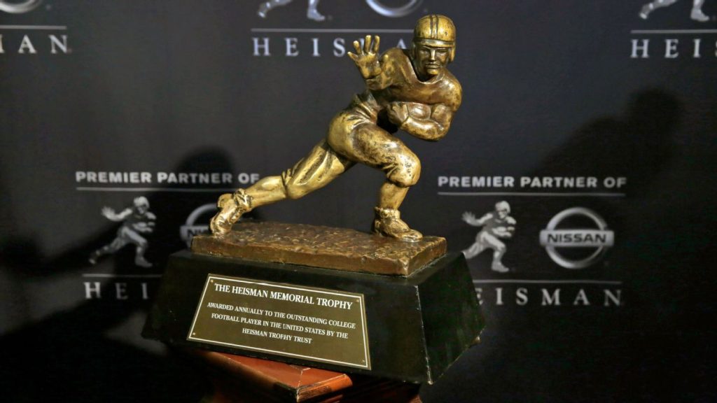 The Heisman Trophy (AP Photo/Richard Drew, File)