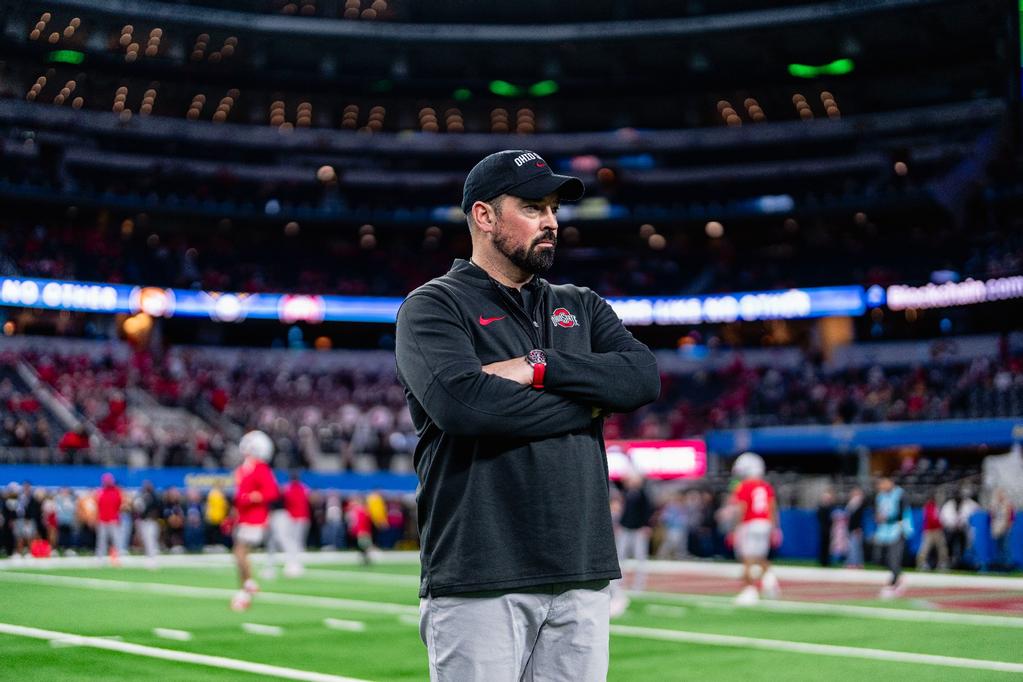 Ohio State head coach Ryan Day Cotton Bowl | Image Credit: The Ohio State University Department of Athletics