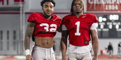 Ohio State Football Running Backs TreVeyon Henderson and Quinshon Judkins | Image Credit: The Ohio State University Department of Athletics