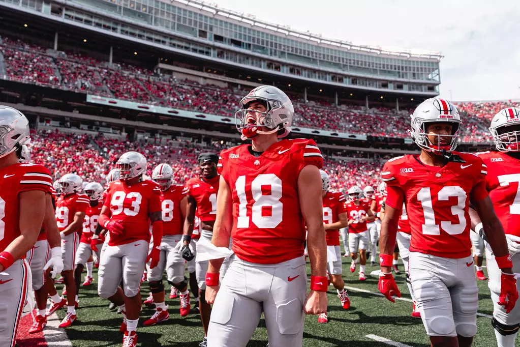 Will Howard and The Ohio State Buckeyes take on the Akron Zips in the 2024 season opener. | Image Credit: The Ohio State University Department of Athletics