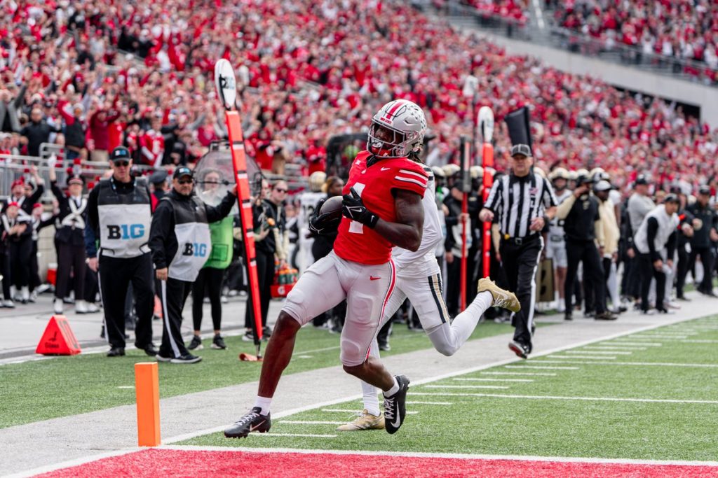 Ohio State WR Jeremiah Smith | Image Credit: The Ohio State University Department of Athletics