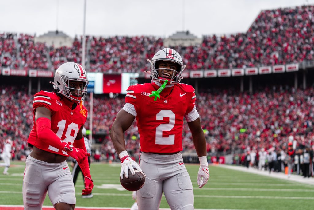 Safety Caleb Downs returns punt for Ohio State's first touchdown time since 2014 | Image Credit: The Ohio State University Department of Athletics