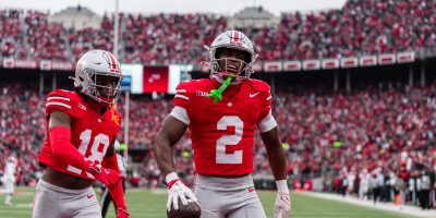 Safety Caleb Downs returns punt for Ohio State's first touchdown time since 2014 | Image Credit: The Ohio State University Department of Athletics