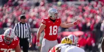 Ohio State QB Will Howard against Michigan | Image Credit: The Ohio State University Department of Athletics