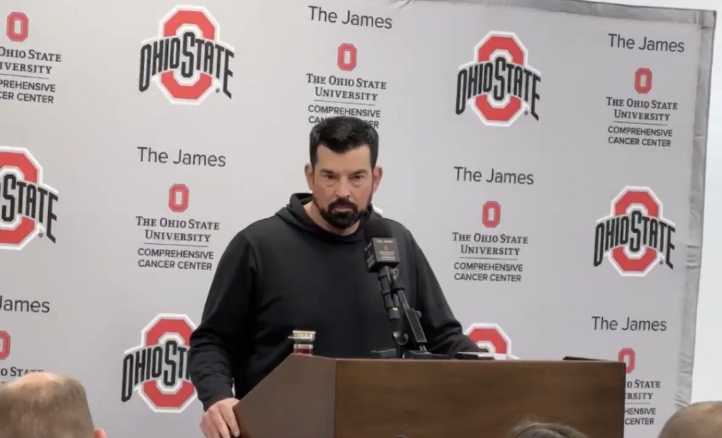 Ryan Day met with the media ahead of The Game between Ohio State and Michigan