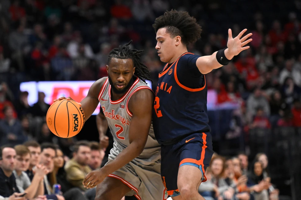 Ohio State guard Bruce Thornton against Virginia | Image Credit: AP Photo/John Amis