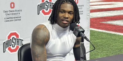 Ohio State WR Jeremiah Smith meets with media on Saturday, march 28, 2026 | Image Credit: Blake Biscardi/The Silver Bulletin