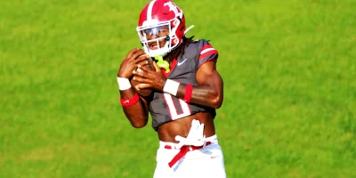 2027 Baylor (TN.) RB David Gabriel Georges during pregame warm-ups. | Dale Dowden - Vols on SI