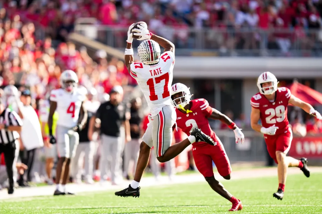 Carnell Tate Ohio State catch