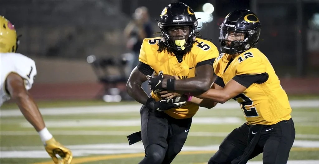Klein Oak running back Micah Rhodes