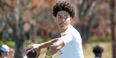 Christopher Vargas Throws The Football