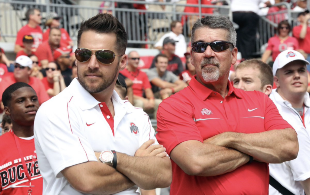 Tim Kight and Brian Kight at Ohio State | Image Credit: Brian Kight/X